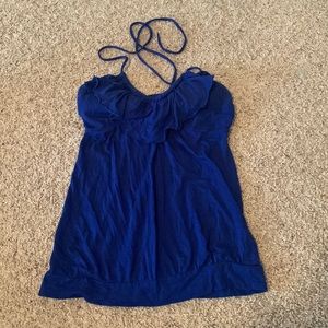 Blue summer bra top